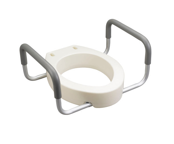 DRIVE Premium Raised Toilet Seat with Removable Arms