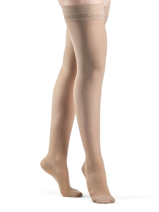 Sigvaris Style Sheer Thigh High Compression Stockings 30-40 mmHg 783N
