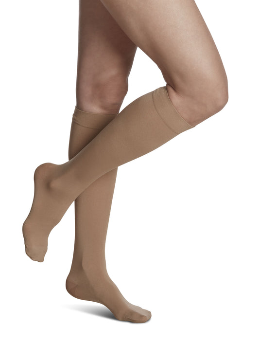 Sigvaris Soft Opaque - 15-20 mmHg Calf Knee High Compression Stockings 841C