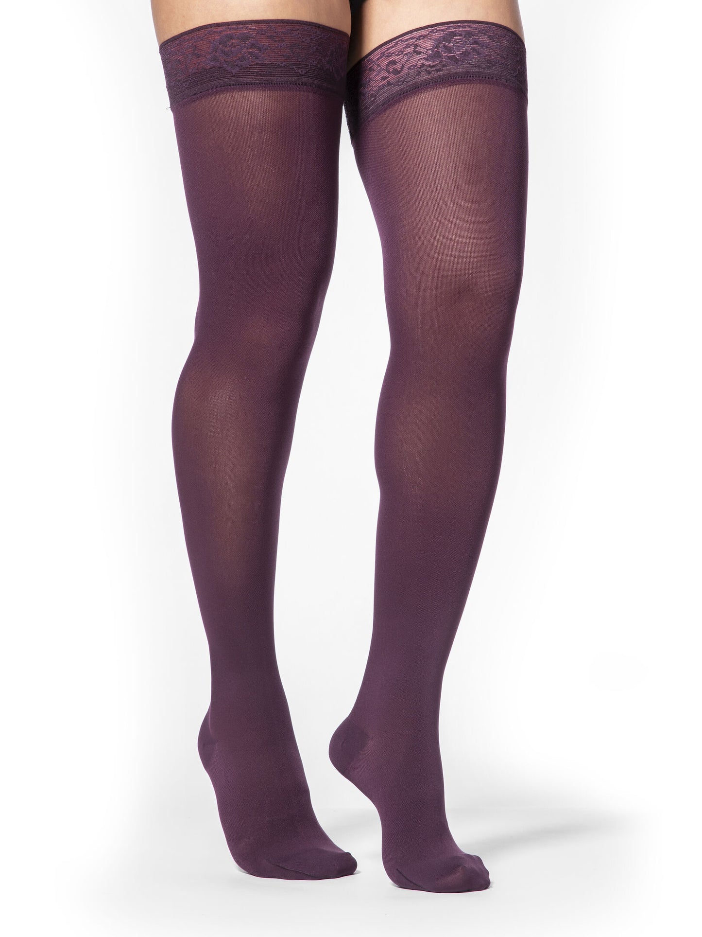 Sigvaris Soft Opaque - 15-20 mmHg Thigh High Compression Stockings 841N