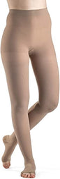 Sigvaris Dynaven Pantyhose, 30-40 mmHg, Small Long, Crispa, Open Toe